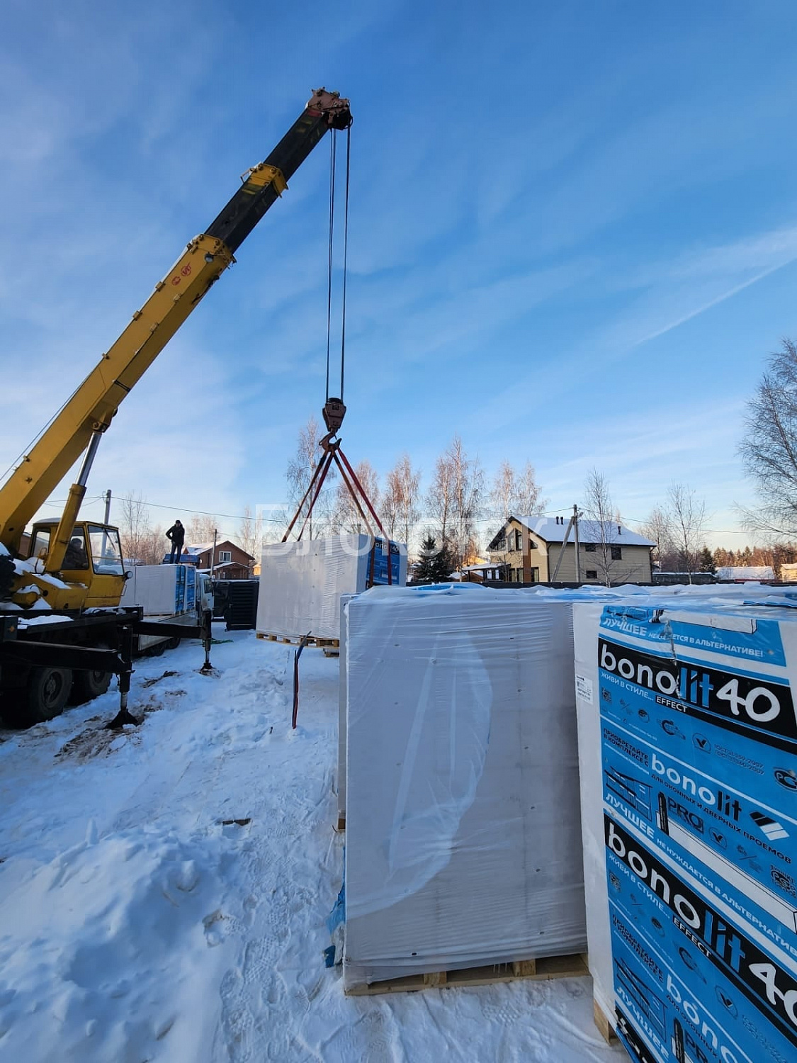 Газобетонные U-блоки (П-блоки) Бонолит 500х250х300, D500